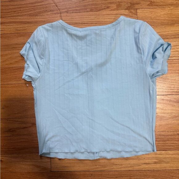 Cotton Emporium | RIBBED CARDIGAN TOP - Picture 3 of 3